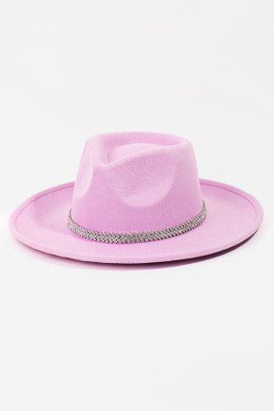 Braided Snake Chain Fedora Hat