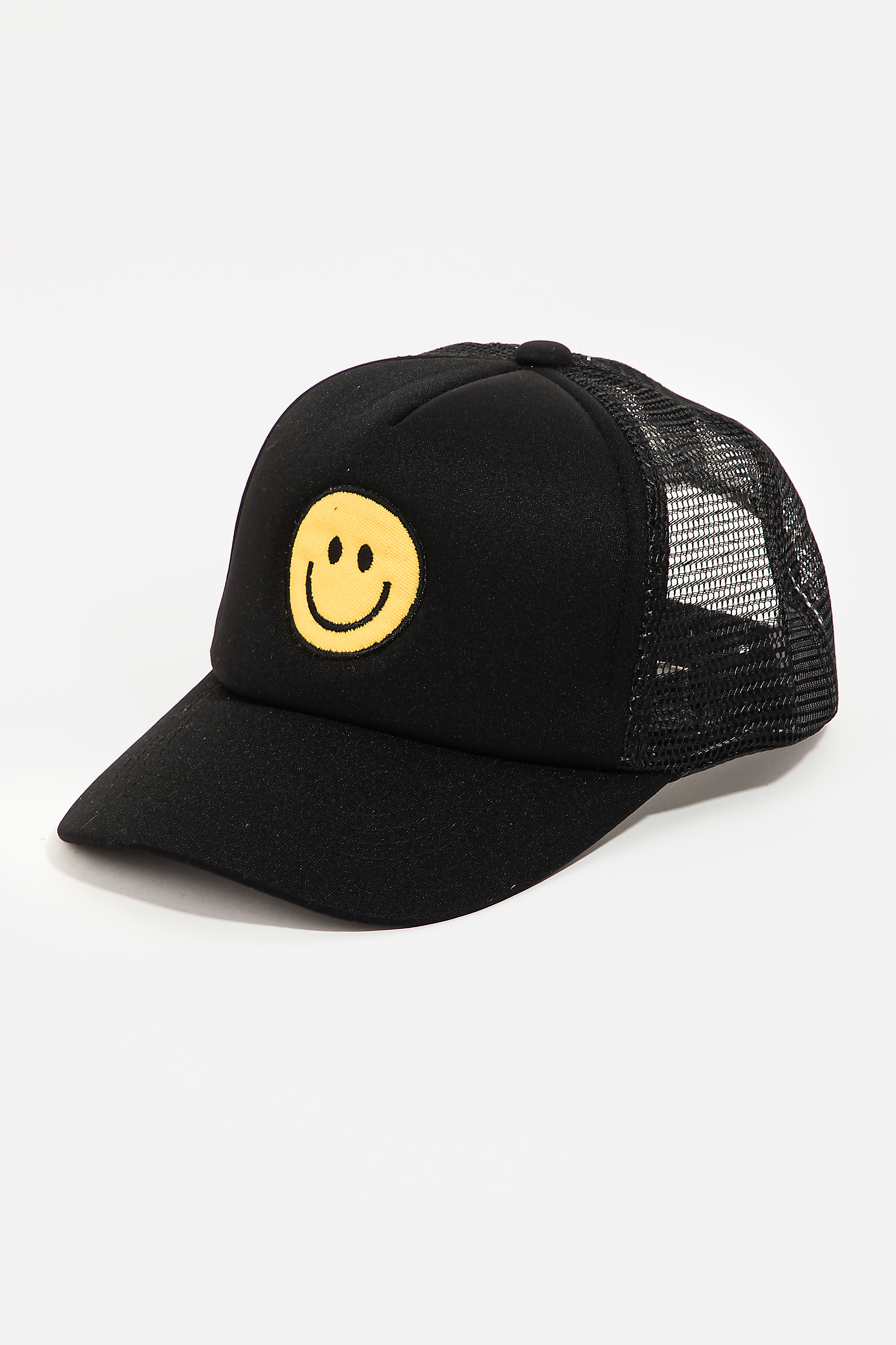 Happy Face Mesh Baseball Cap