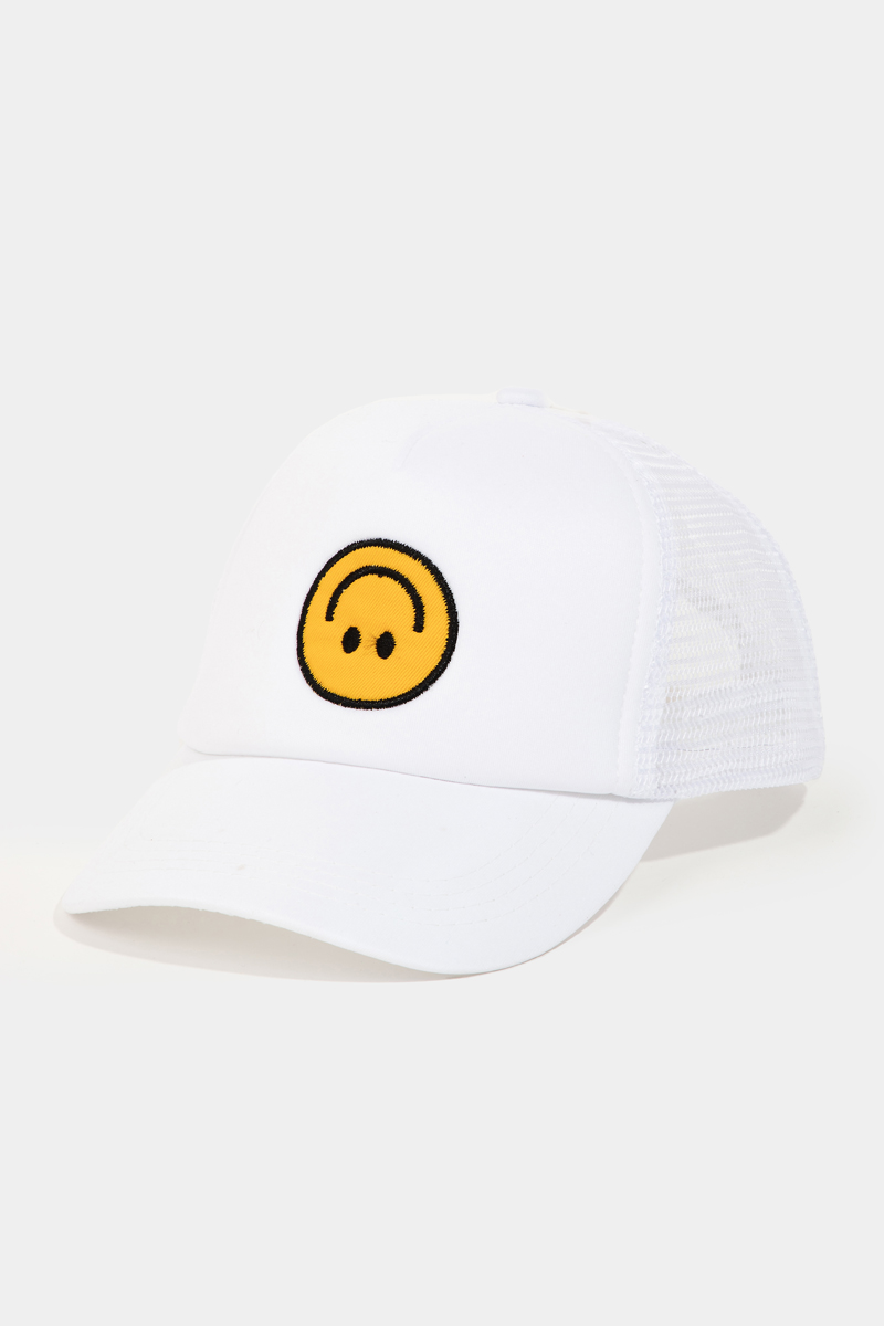 Upside Down Smiley Face Cap