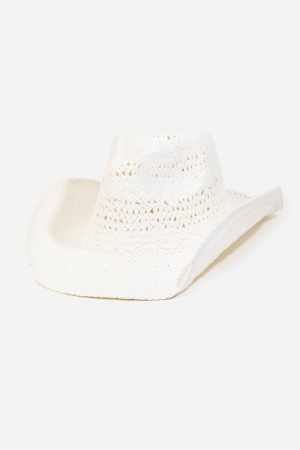 Straw Braided Western Cowboy Hat