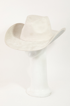 Western Studded Rhinestone Brim Cowboy Hat