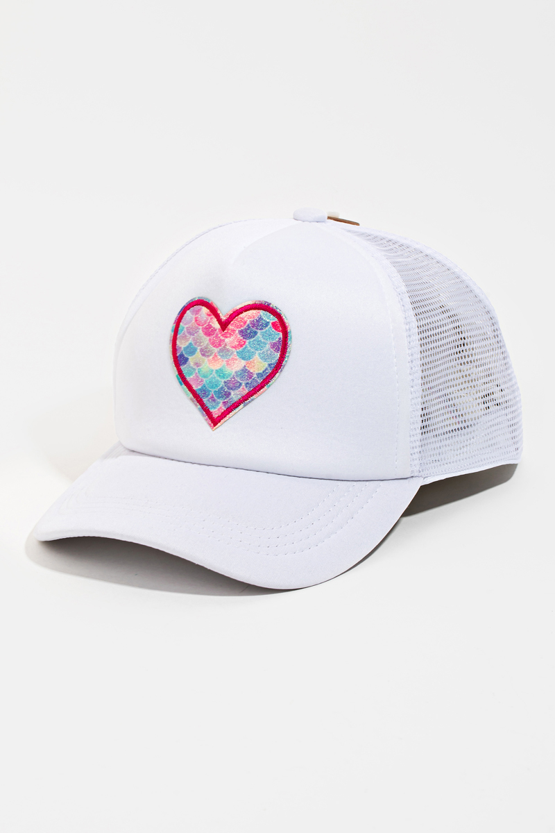 Heart Mesh Baseball Cap
