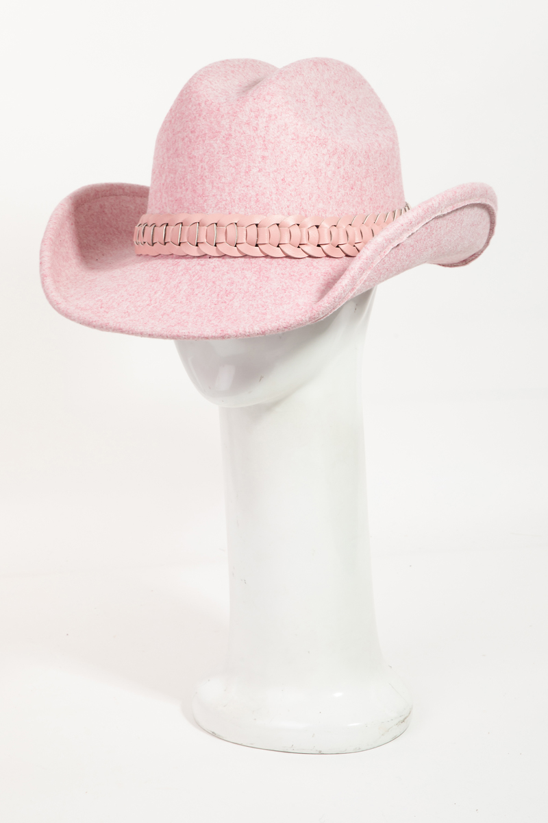 Intricate Braided Strap Cowboy Hat