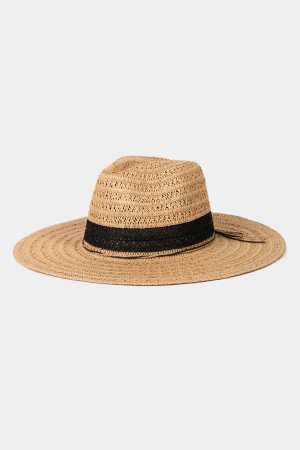 Straw Braided Ribbon Strap Sun Hat