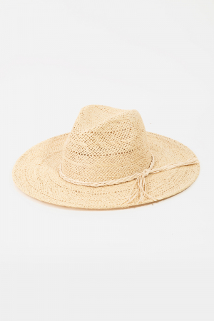 Braided Rope Band Straw Hat