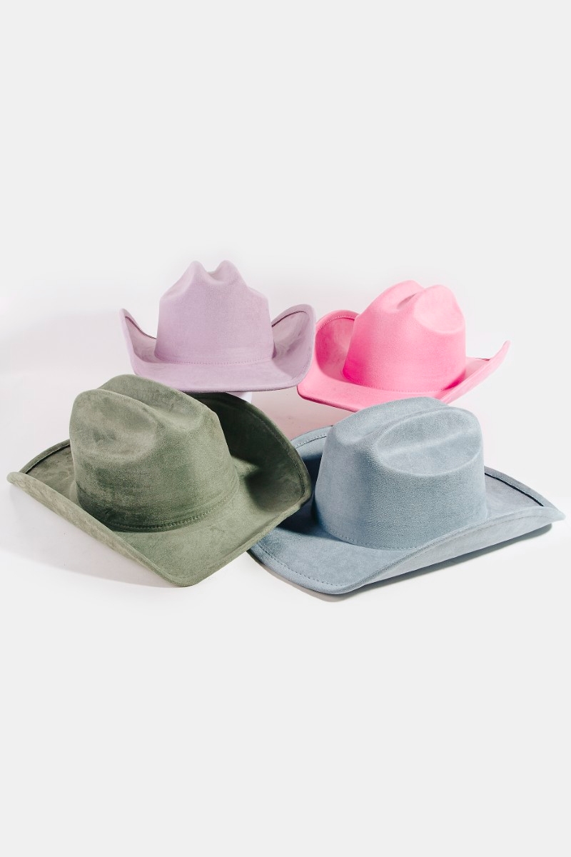 Solid Color Western Cowboy Hat