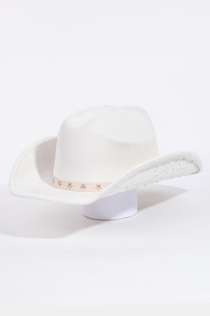 Western Star Band Studded Cowboy Hat