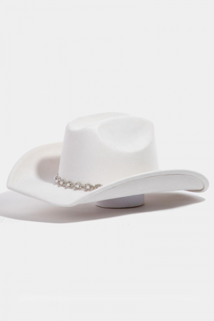 Pearl Pattern Band Western Cowboy Hat
