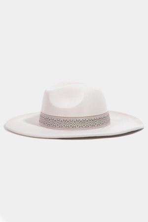 Western Intricate Boho Strap Cowboy Hat