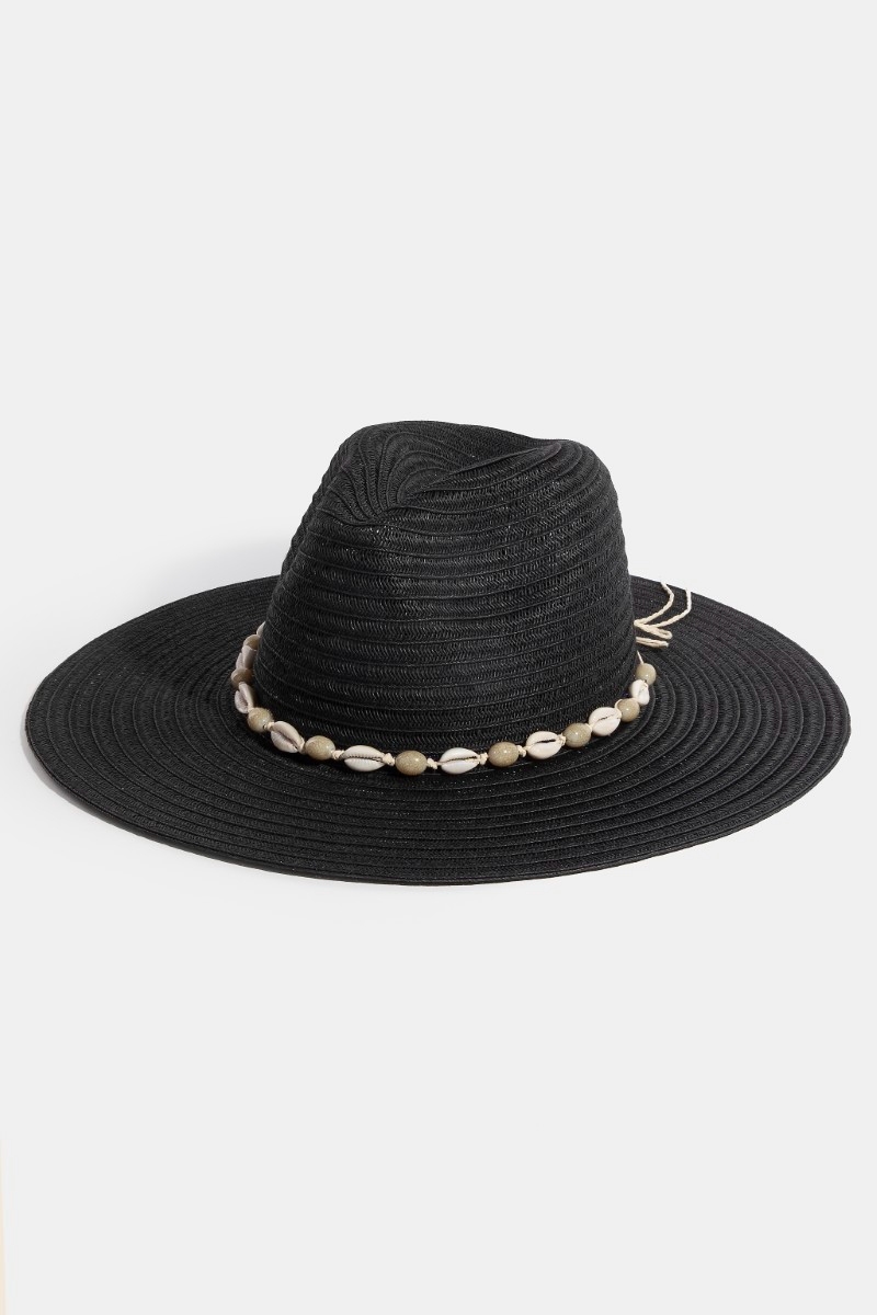 Sea Shell Floppy Straw Hat