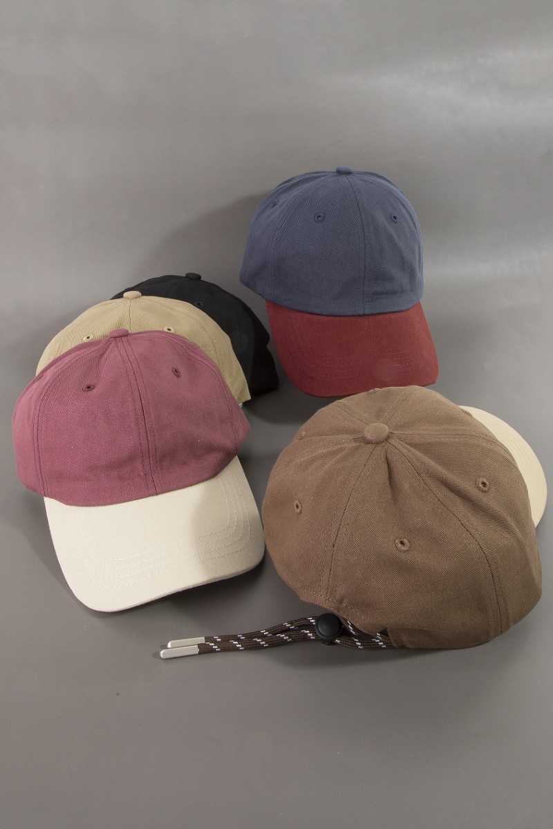 Two Tone Solid Baseball Cap