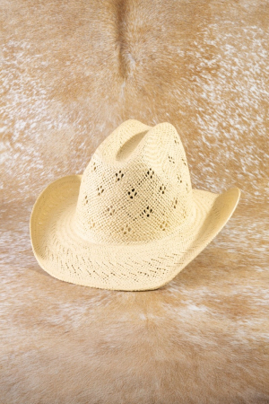 Weave Summer Straw Cowboy Hat