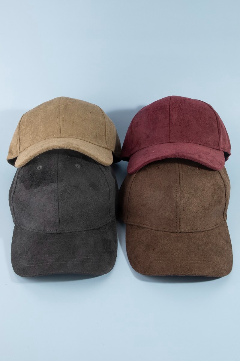 Solid Leather Baseball Cap