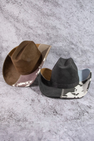 Western Color Block Cowboy Hat