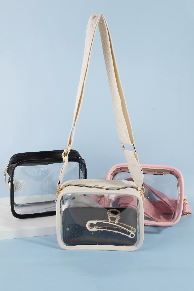 Clear Rectangular Cosmetic Bag