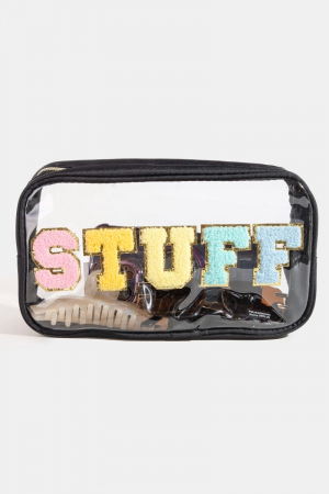 See Through Stuff Print Cosmetic Bag