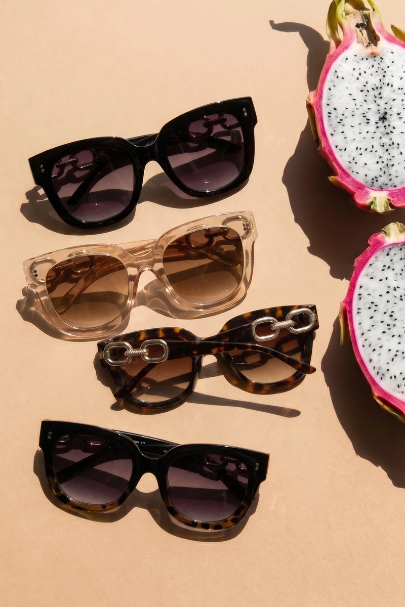 Chunky Square Frame Sunglasses