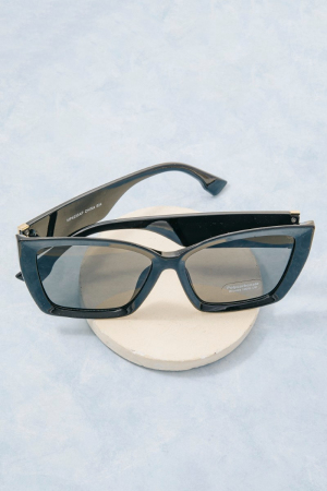 Oversized Square Cat-Eye Sunglasses