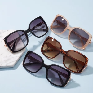 Oversized Square Wire Arm Sunglasses