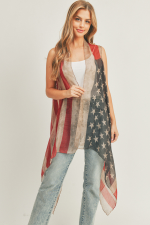 American Flag Kimono