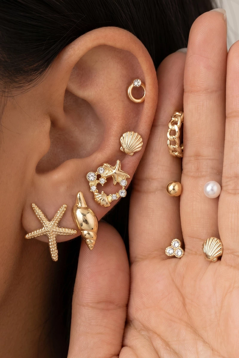Laradiant Nautical Beach Earring Set