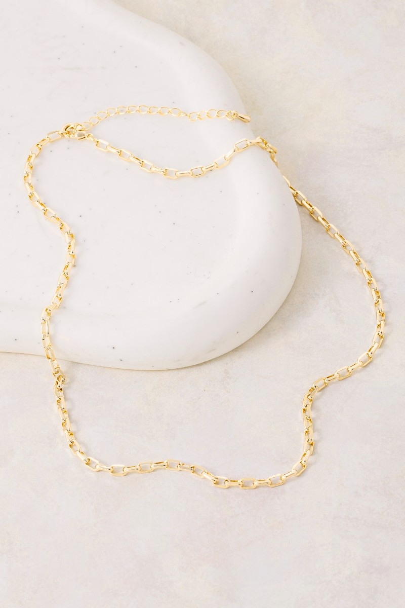 Cable Chain Link Necklace