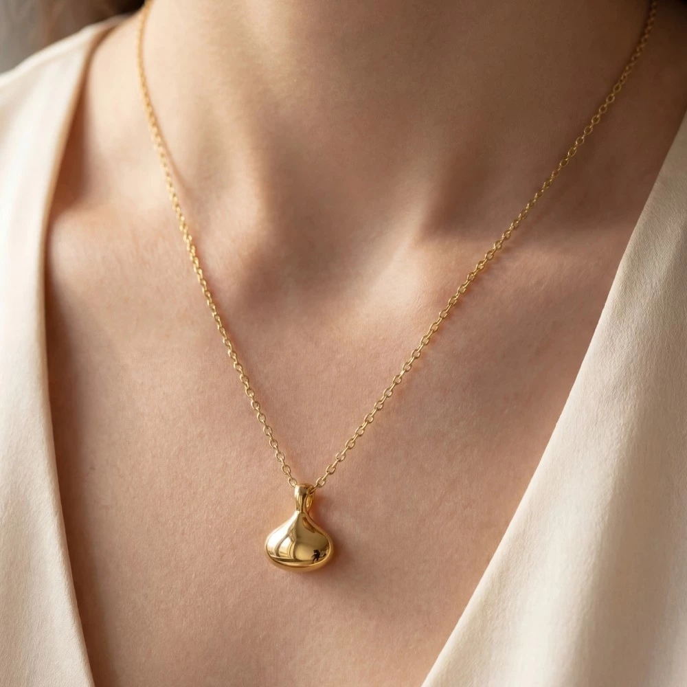 Ball Pendant Long Necklace