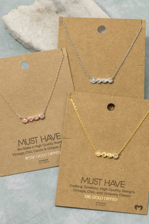 Gold Dipped Sea Life Bar Pendant Necklace