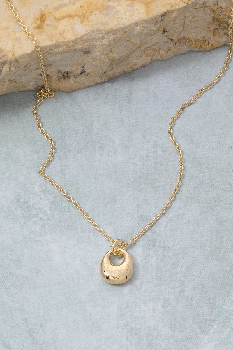 Mini Lock Charm Pendant Necklace