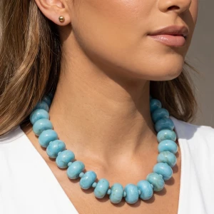 Chunky Rondelle Bead Necklace Set