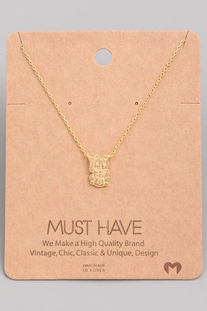 Good Luck Cat Necklace