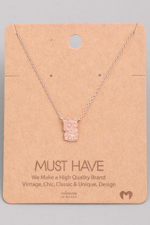 Good Luck Cat Pendant Necklace