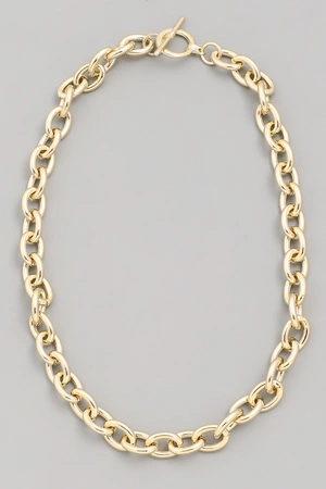 Chain Link Choker Necklace