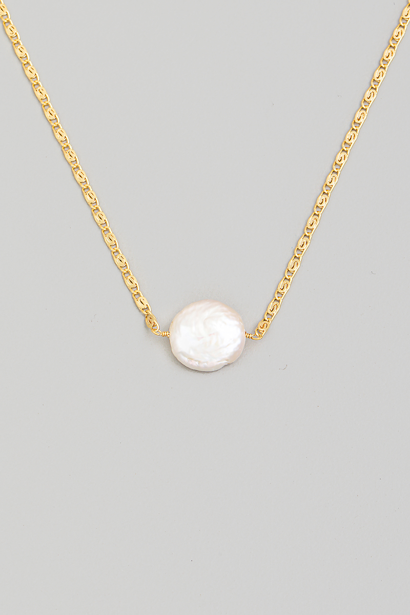 Pearl Charm Necklace