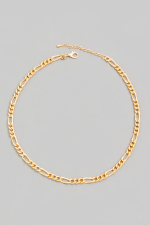 Metallic Chain Link Necklace