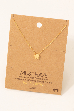Mini Flower Pendant Necklace