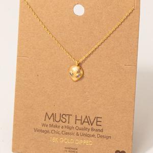 Alien Head Pendant Necklace
