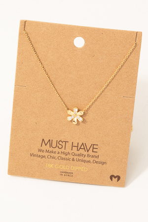 Flower Pendant Necklace