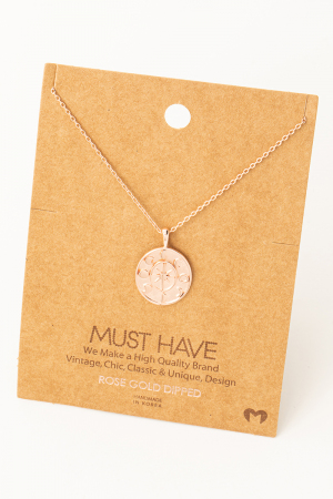 North Star Medallian Coin Necklace