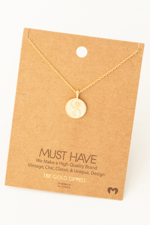 Yin Yang Sun Moon Coin Necklace