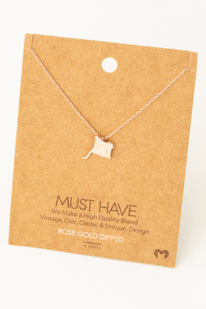 Mini Sting Ray Pendant Necklace
