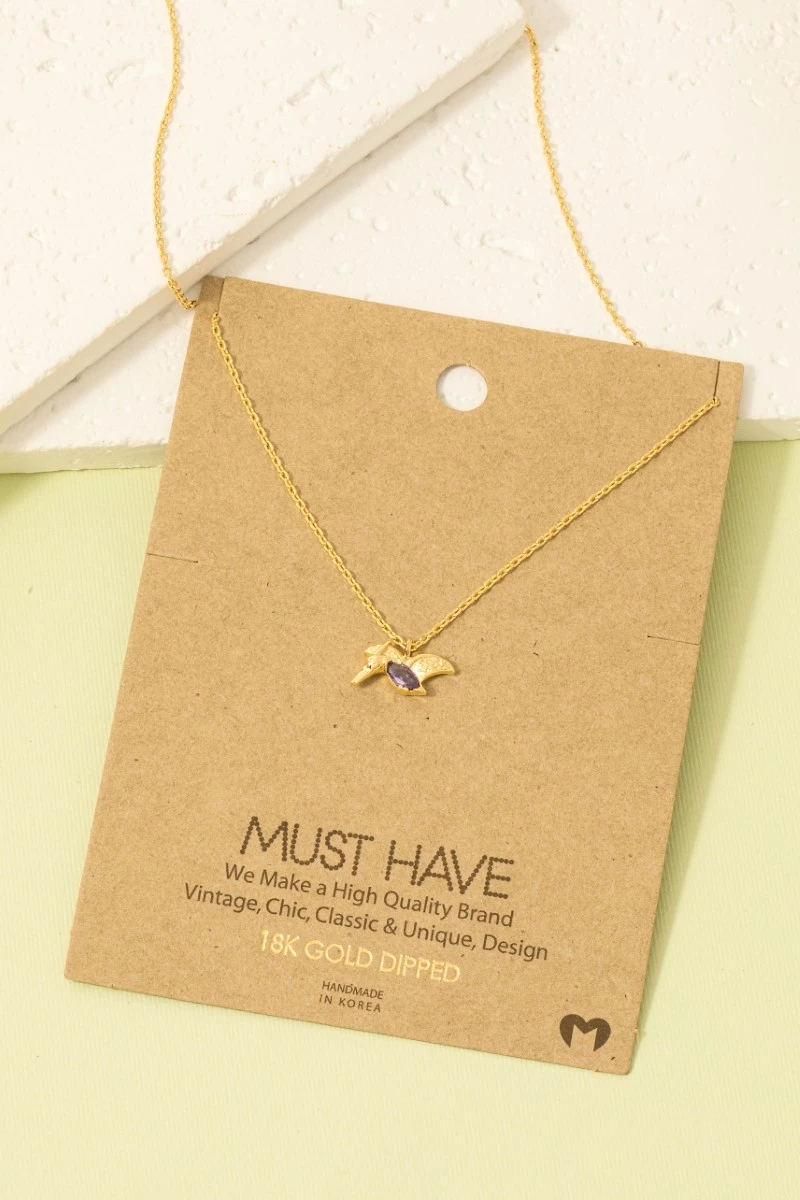 Pterodactyl Dinosaur Pendant Necklace
