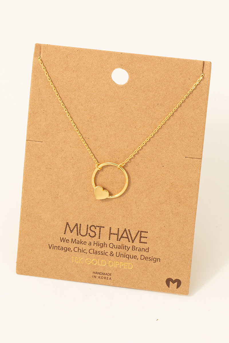 Gold Dipped Dog Paw Print Charm Necklace