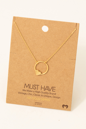 Gold Dipped Dog Paw Print Charm Necklace