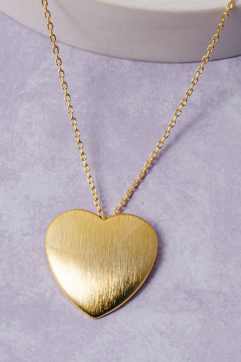 Engraved Disc Pendant Necklace And Earring Set