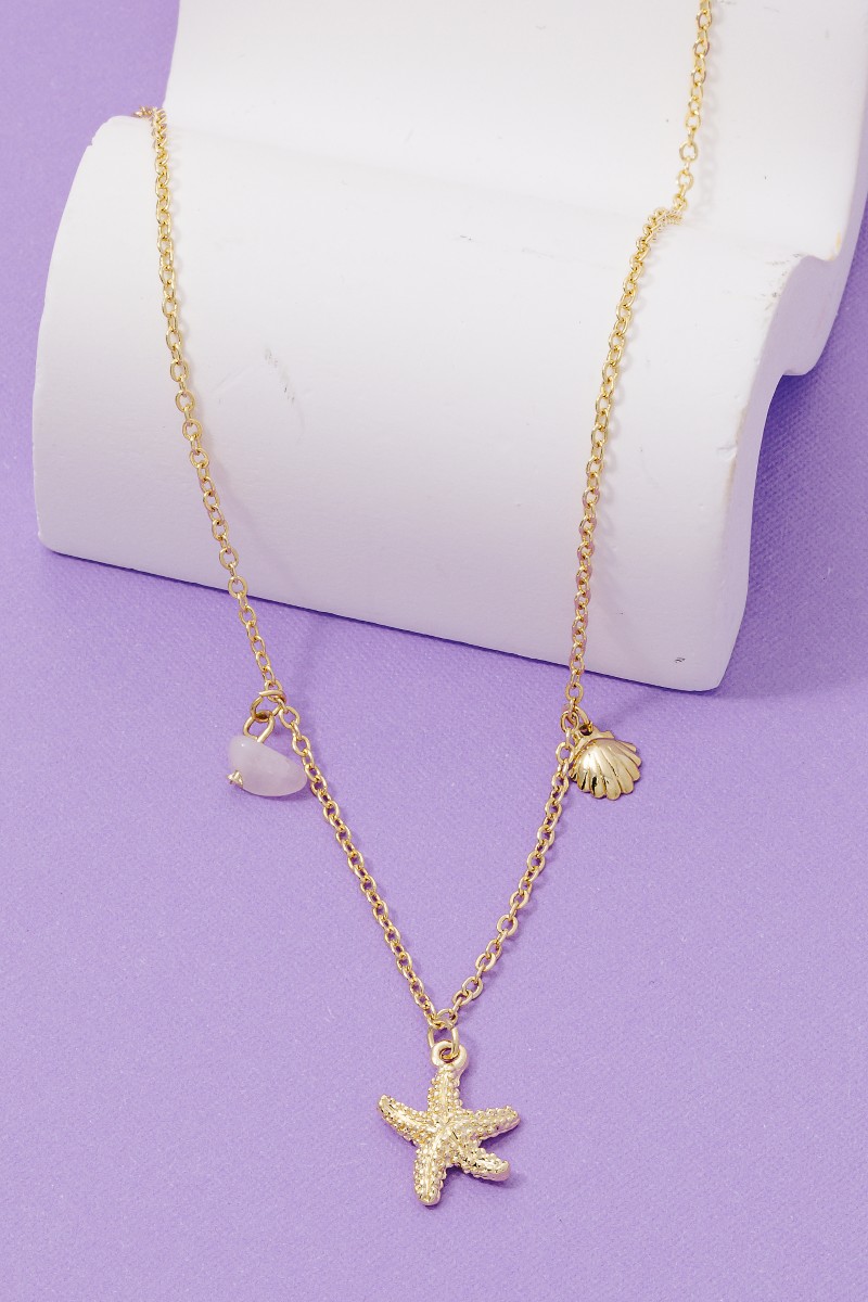 Sealife Starfish Charms Necklace