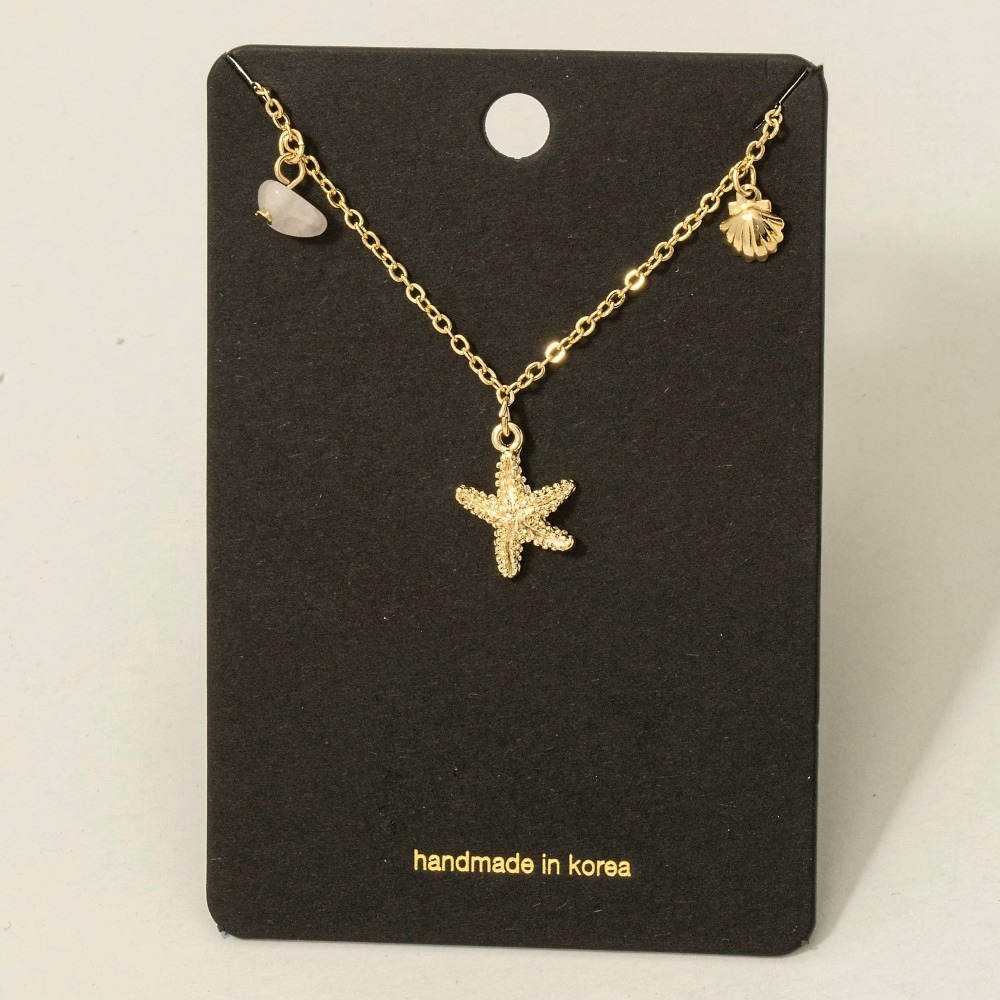 Sealife Starfish Charms Necklace