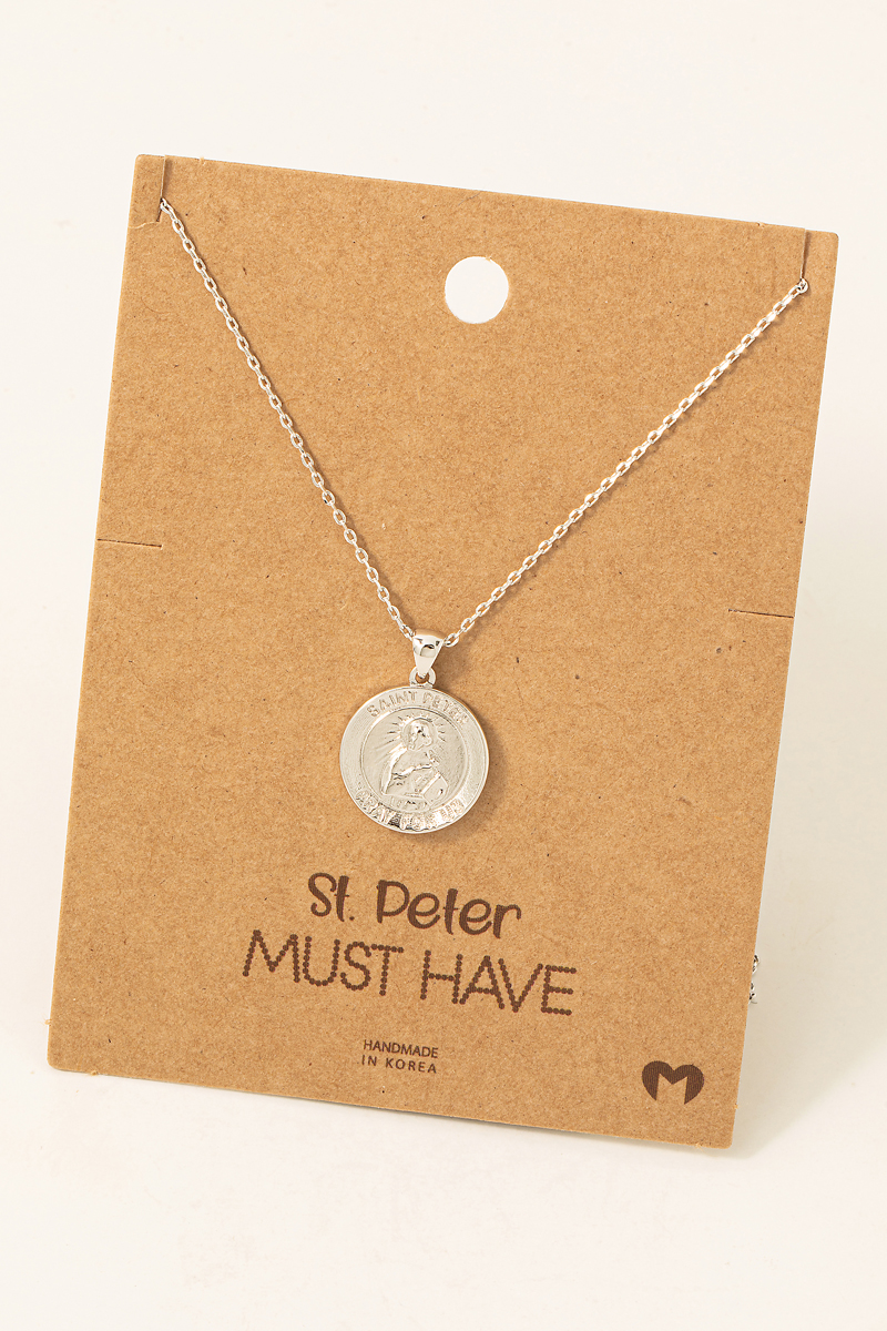 St Peter Pendant Necklace