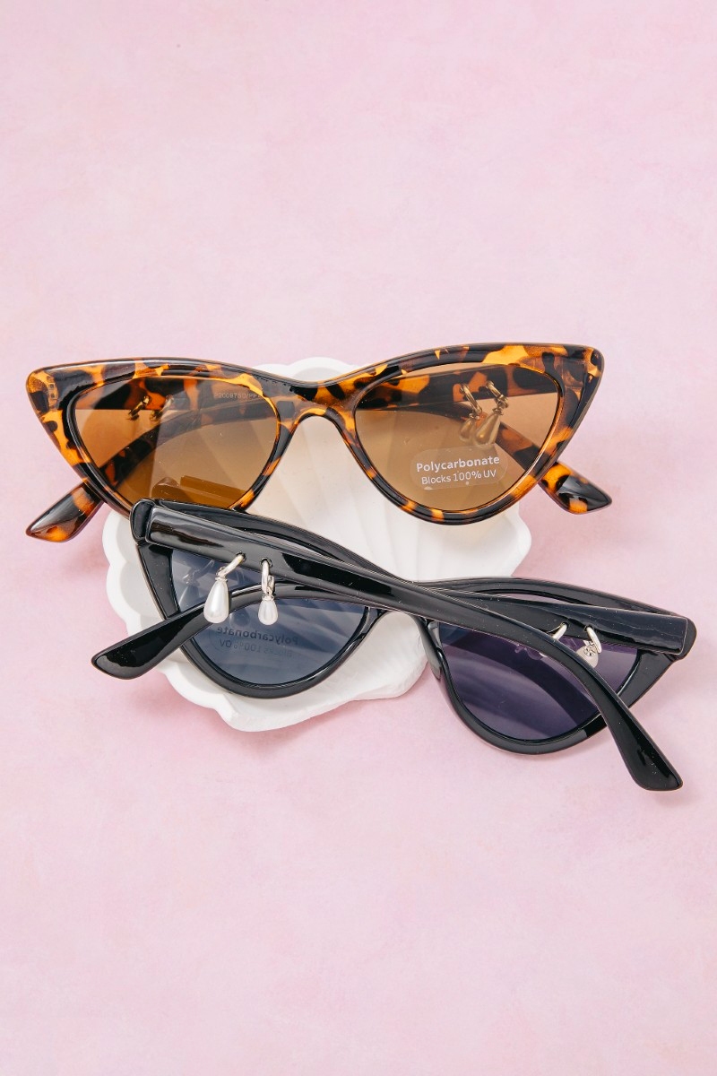 Cat Eye Frame Sunglasses Set
