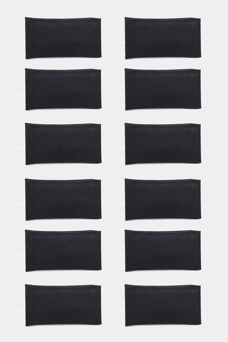 Twelve Piece Faux Leather Sunglasses Sleeve